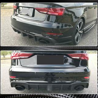 Bagkofanger-diffuser med LED bremselys V2 (til RS3 2017-2019, kulfiber) Audi A3 2012–2020 foto 3