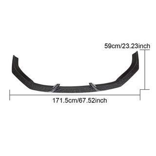 V4 frontsplitter (til RS3 Sedan 2017-2020, carbon) foto 2
