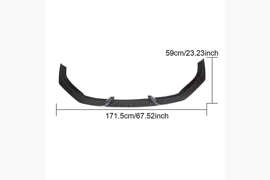 Audi A3 2012–2020 V4 frontsplitter (til RS3 Sedan 2017-2020, carbon) Foto 2
