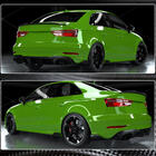 Audi A3 2012–2020 Bagkofanger-diffuser V1 (til RS3 Sedan 2017-2019, carbon) foto 4