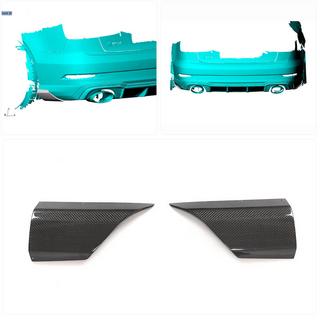 Bagkofanger flap-indsatser (til RS3 Sedan 2017-2019, carbon) Audi A3 2012–2020 foto 2