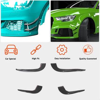 Front splittere til kofanger V2 (til RS3 Sedan 2017-2020, carbon) foto 2