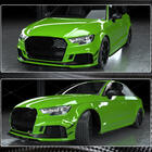 Audi A3 2012–2020 Frontbumper læbesplittere V1 (til RS3 Sedan 2017-2020, carbon) foto 5