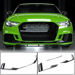 Frontbumper læbesplittere V1 (til RS3 Sedan 2017-2020, carbon) Audi A3 2012–2020 foto 1