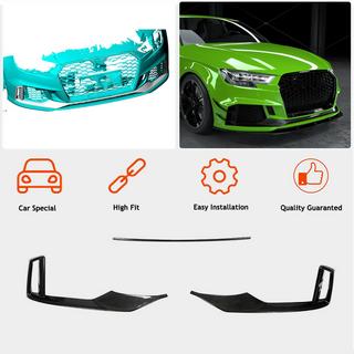 Frontbumper læbesplittere V1 (til RS3 Sedan 2017-2020, carbon) Audi A3 2012–2020 foto 2