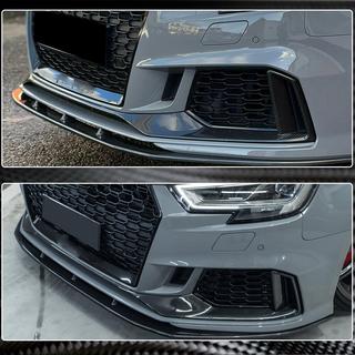 Frontbumper læbesplittere V1 (til RS3 Sedan 2017-2020, carbon) Audi A3 2012–2020 foto 4
