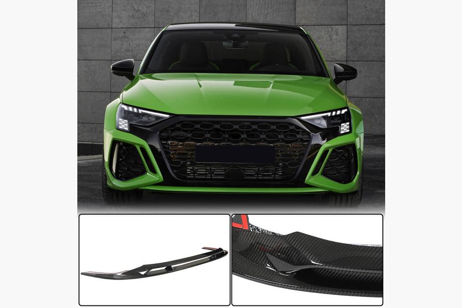 Audi A3 2020– Frontspoilerlæbe Lip til forreste kofanger (til RS Sedan, carbon) Image