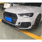 Audi A4 B9 2015–2024 Front bumper læbe Lip V1 (til RS4 Avant 2019-2021, carbon) foto 4
