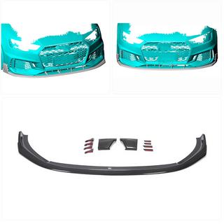 Front bumper læbe Lip V1 (til RS4 Avant 2019-2021, carbon) foto 2