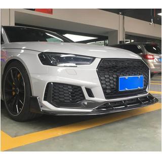 Front bumper læbe Lip V1 (til RS4 Avant 2019-2021, carbon) foto 3