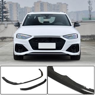 Front bumper læbespoiler Lip V2 (til RS4 Avant 2019-2021, carbon) foto 1