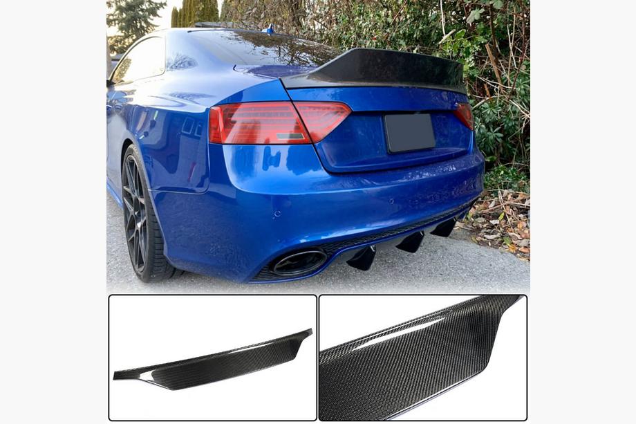 Audi A5 2007–2015 Spoiler V3 (til Coupe, kulfiber) Image