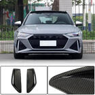 Audi A6 C8 2018–2025 Kofangerlæbe foran (til RS6, kulfiber) foto 1