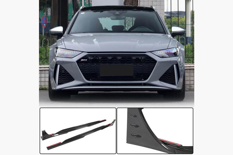 Audi A6 C8 2018–2025 Sideskørter (til RS6, kulfiber) Image
