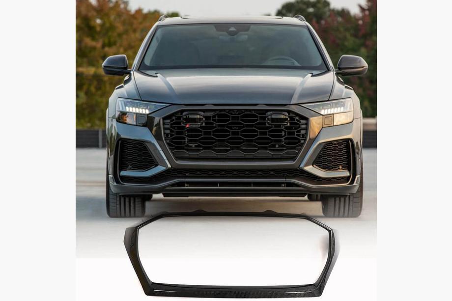 Audi Q8 2018– Ramme til kølergrill (til RSQ8, carbon) Image