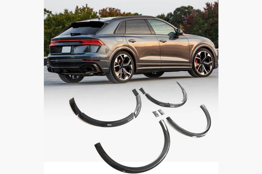 Audi Q8 2018– Skærmkantlister (2021-2024, Kulfiber) Image
