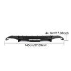 Audi A3 2020– Bagkofanger diffuser V1 (til S-Line Sedan 2020-2023, carbon) foto 5