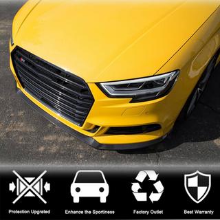 Lipspoiler til frontkofanger Lip V5 (til S-Line Sedan 2017-2020, Carbon) Audi A3 2012–2020 foto 3