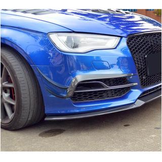 Frontspoiler-læbe til kofanger (til S-Line Sedan 2012-2016, carbon) Audi A3 2012–2020 foto 2