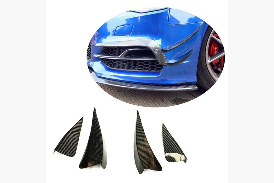 Audi A3 2012–2020 Frontspoiler-læbe til kofanger (til S-Line Sedan 2012-2016, carbon) Image