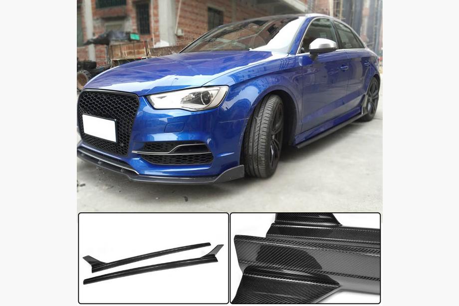 Audi A3 2012–2020 Sideskørter V4 (til S-Line Sedan, carbon) Image