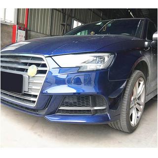 Front kofangerlip (til S-Line Sedan 2017-2020, carbon) Audi A3 2012–2020 foto 2