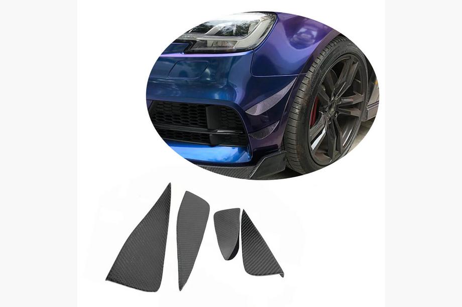 Audi A3 2012–2020 Front kofangerlip (til S-Line Sedan 2017-2020, carbon) Image