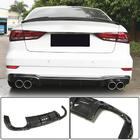 Audi A3 2012–2020 Bagkofanger-diffuser V5 (til S-Line Sedan 2017-2020, carbon) foto 1