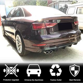 Bagkofanger-diffuser V5 (til S-Line Sedan 2017-2020, carbon) Audi A3 2012–2020 foto 2