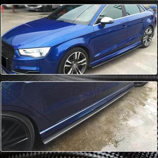 Sideskørter V3 (til S-Line Sedan, carbon) foto 4