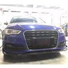 Audi A3 2012–2020 Front bumper lip Lip V1 (til S-Line 2012-2016 HB, carbon) foto 2
