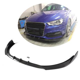 Front bumper lip Lip V1 (til S-Line 2012-2016 HB, carbon) Audi A3 2012–2020 foto 1