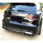 Audi A3 2012–2020 Bagkofanger diffuser V1 (til S-Line HB 2012-2016, Carbon) foto 3