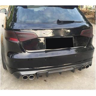 Bagkofanger diffuser V1 (til S-Line HB 2012-2016, Carbon) Audi A3 2012–2020 foto 2