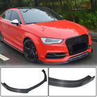 Audi A3 2012–2020 Frontsplitter Lip V3 (til S-Line Sedan 2012-2016, kulfiber) foto 1