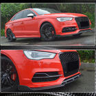 Audi A3 2012–2020 Frontsplitter Lip V3 (til S-Line Sedan 2012-2016, kulfiber) foto 4