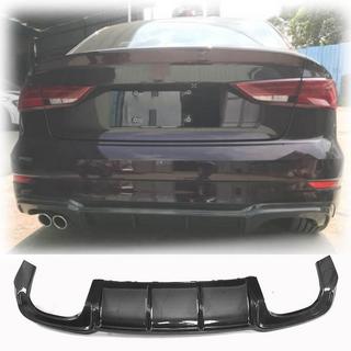 Bagkofanger-diffuser V4 (til S-Line Sedan 2017-2020, kulfiber) Audi A3 2012–2020 foto 1