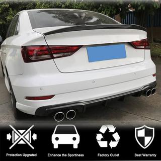Bagkofanger-diffuser V4 (til S-Line Sedan 2017-2020, kulfiber) Audi A3 2012–2020 foto 2