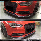 Audi A3 2012–2020 Frontkofanger-læbe Lip V2 (til S-Line Sedan 2012-2016, Kulfiber) foto 3