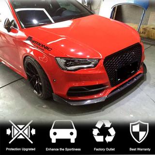 Frontkofanger-læbe Lip V2 (til S-Line Sedan 2012-2016, Kulfiber) Audi A3 2012–2020 foto 2