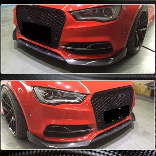 Frontkofanger-læbe Lip V2 (til S-Line Sedan 2012-2016, Kulfiber) Audi A3 2012–2020 foto 3