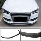 Audi A3 2012–2020 Frontlæbe til forreste kofanger Lip V1 (til S-Line Sedan 2012-2016, kulfiber) foto 1