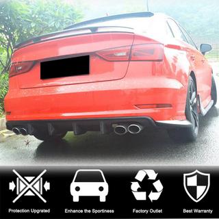 Bagkofangerdiffuser V3 (til S-Line Sedan 2012-2016, kulfiber) Audi A3 2012–2020 foto 2