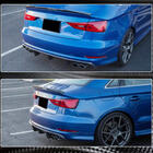 Audi A3 2012–2020 Diffuser til bagkofanger V2 (til S-Line Sedan 2012-2016, kulfiber) foto 5