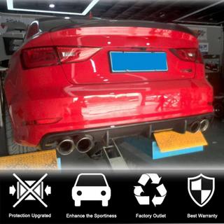 Diffuser til bagkofanger V2 (til S-Line Sedan 2012-2016, kulfiber) Audi A3 2012–2020 foto 3