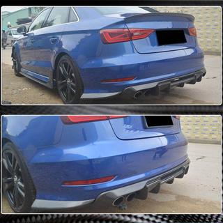 Bagkofangerdiffuser V1 (til S-Line Sedan 2012-2016, carbon) Audi A3 2012–2020 foto 3