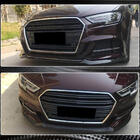 Audi A3 2012–2020 Frontkofanger-læbe Lip V1 (til S-Line 2017-2020 HB, kulfiber) foto 4