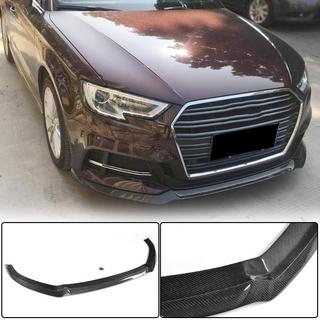 Frontkofanger-læbe Lip V1 (til S-Line 2017-2020 HB, kulfiber) Audi A3 2012–2020 foto 1