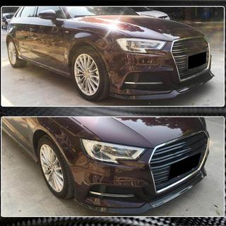 Frontkofanger-læbe Lip V1 (til S-Line 2017-2020 HB, kulfiber) Audi A3 2012–2020 foto 3