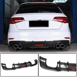 Bagkofangerdiffuser V1 (til S-Line HB 2017-2020, carbon) Audi A3 2012–2020 foto 1